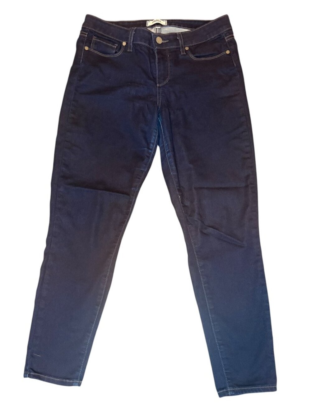 PAIGE Verdugo Crop Skinny Jeans Size 29 Dark Indigo Stretch Denim